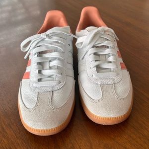 Womens Adidas Sambas OG Clay/White